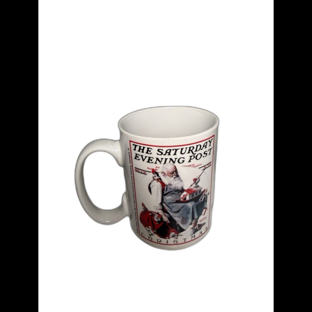 The Saturday Evening Post Christmas Collection Santa Ceramic Mug 12 fl oz